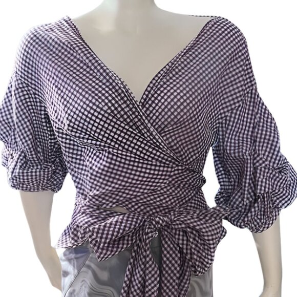 Wrap Top Blouse - Picture 2 of 4